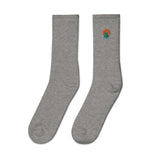 Forest Sunset Embroidered socks